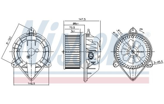 stove fan 87024 Nissens, Image 6