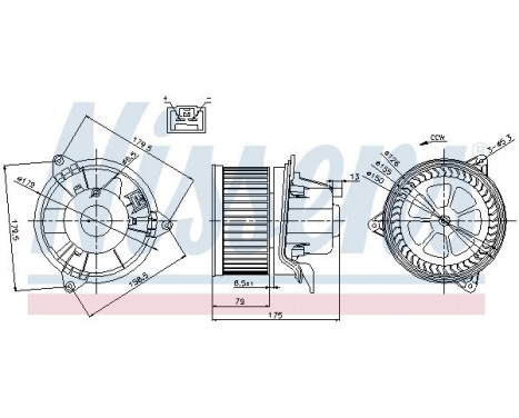 stove fan 87027 Nissens, Image 6