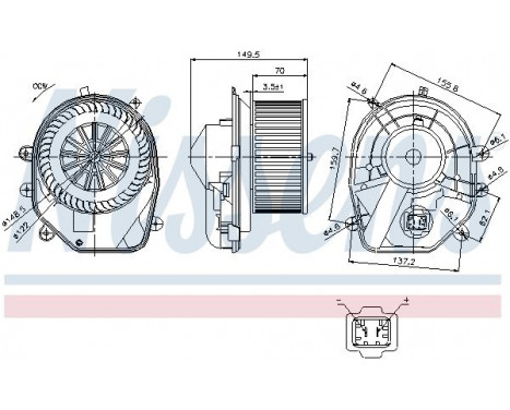 stove fan 87030 Nissens, Image 6