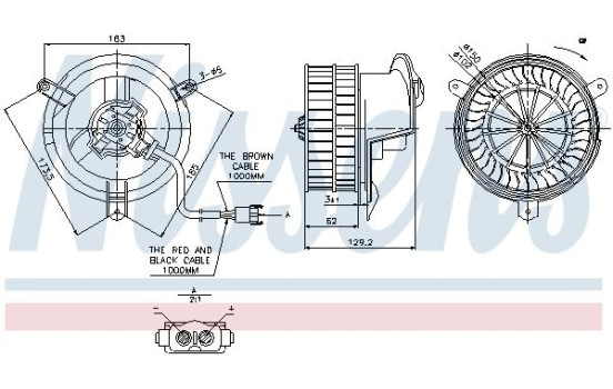 stove fan 87035 Nissens, Image 6