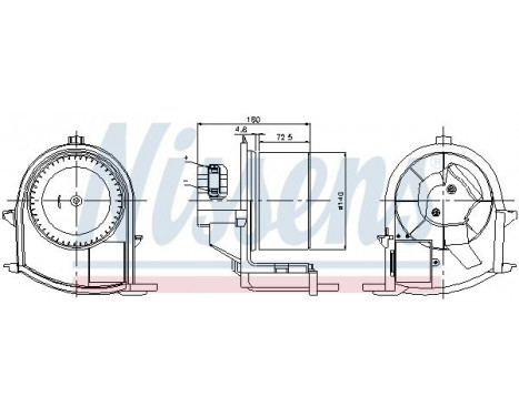 stove fan 87047 Nissens, Image 6