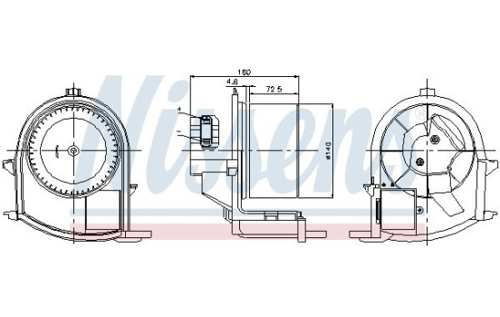 stove fan 87047 Nissens, Image 6