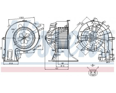 stove fan 87049 Nissens, Image 6