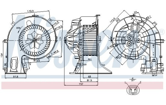 stove fan 87049 Nissens