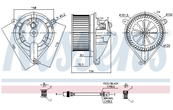 stove fan 87052 Nissens, Image 6
