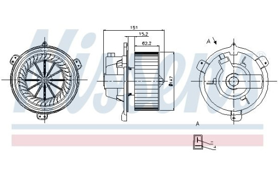 stove fan 87056 Nissens, Image 6