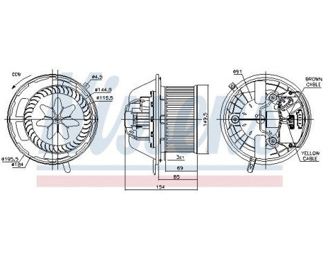 stove fan 87062 Nissens, Image 6