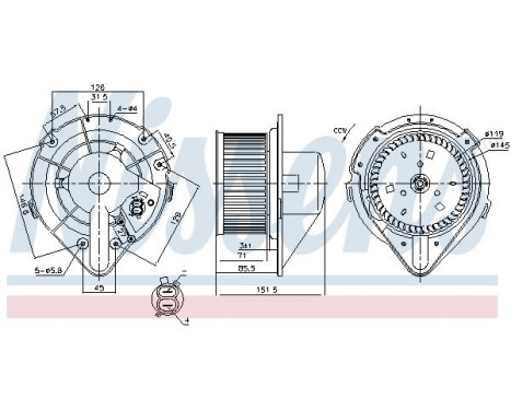 stove fan 87066 Nissens, Image 6