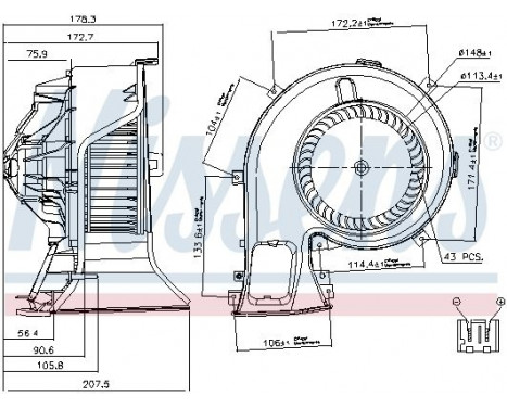 stove fan 87067 Nissens, Image 5