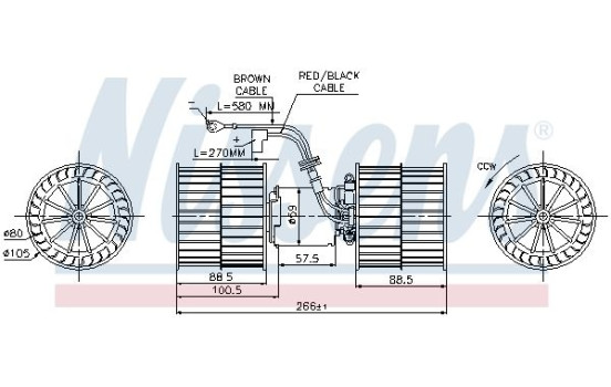 stove fan 87071 Nissens, Image 6
