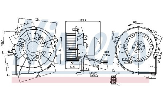 stove fan 87080 Nissens, Image 6