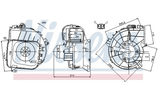 stove fan 87084 Nissens, Image 5