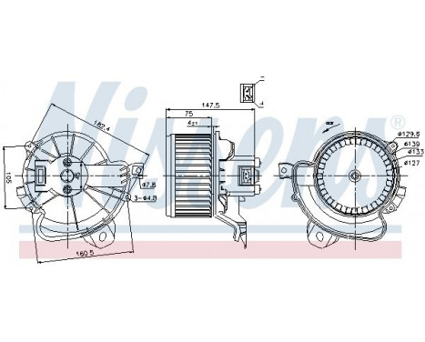 stove fan 87086 Nissens, Image 6