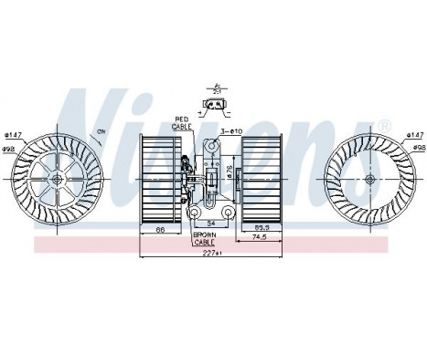 stove fan 87114 Nissens, Image 6