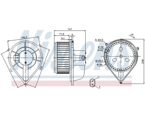 stove fan 87128 Nissens, Image 5