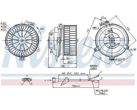 stove fan 87153 Nissens, Image 4