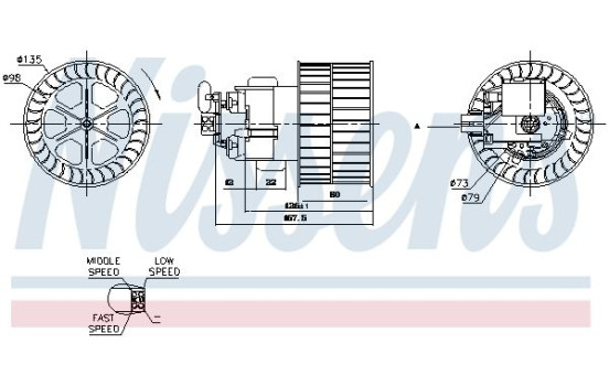 stove fan 87154 Nissens, Image 6
