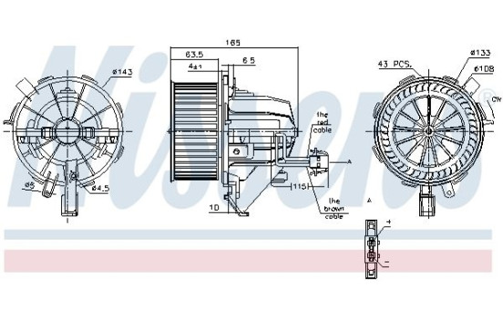 stove fan 87166 Nissens, Image 6