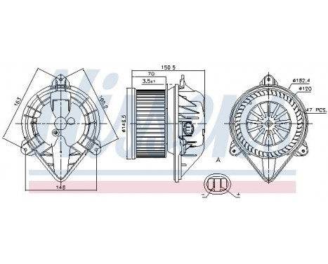 stove fan 87173 Nissens, Image 5