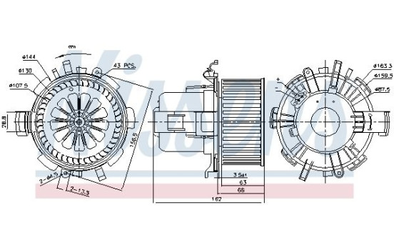 stove fan 87180 Nissens, Image 6