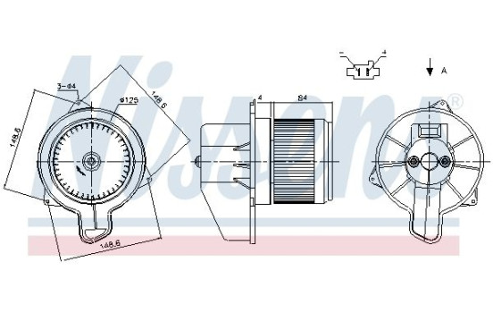 stove fan 87305 Nissens, Image 6
