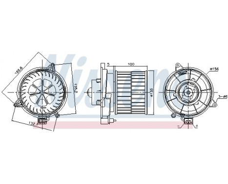 stove fan 87311 Nissens, Image 6