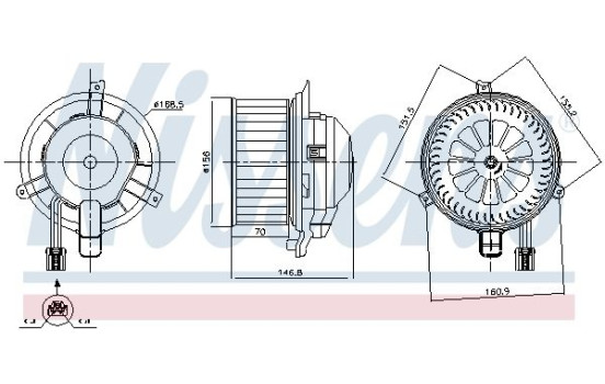 stove fan 87346 Nissens, Image 6