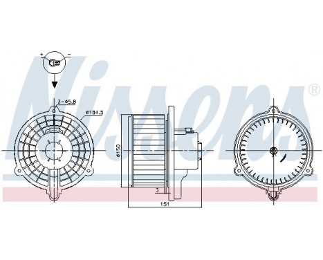 stove fan 87388 Nissens, Image 5