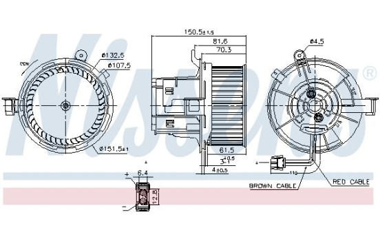 stove fan 87406 Nissens, Image 6
