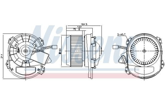stove fan 87430 Nissens, Image 6