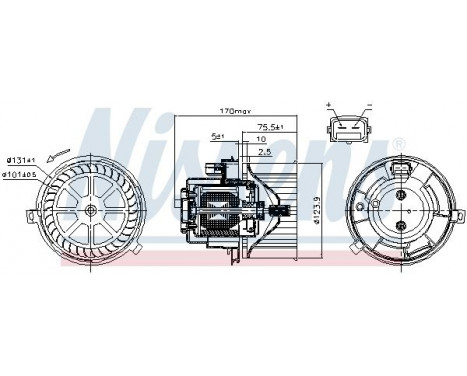 stove fan 87446 Nissens, Image 6