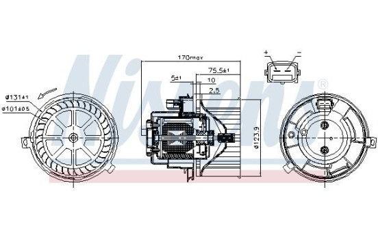 stove fan 87446 Nissens, Image 6