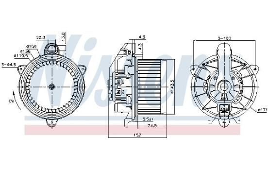 stove fan 87495 Nissens, Image 6