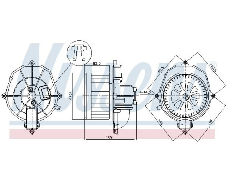 stove fan 87518 Nissens