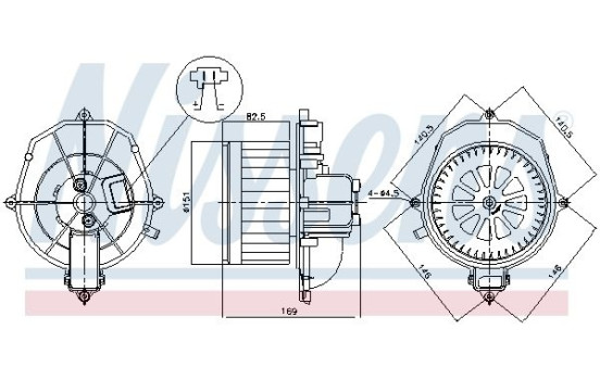 stove fan 87518 Nissens