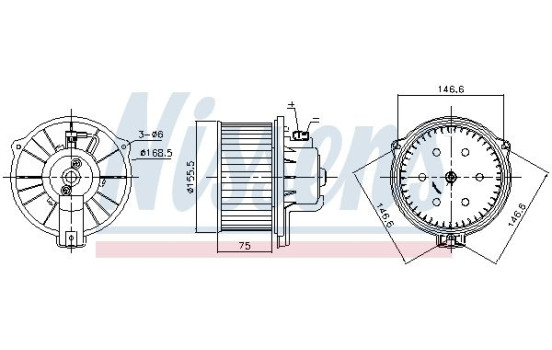 stove fan 87538 Nissens, Image 6