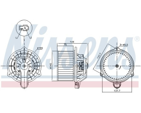 stove fan 87568 Nissens