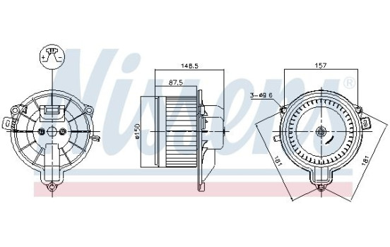 stove fan 87572 Nissens