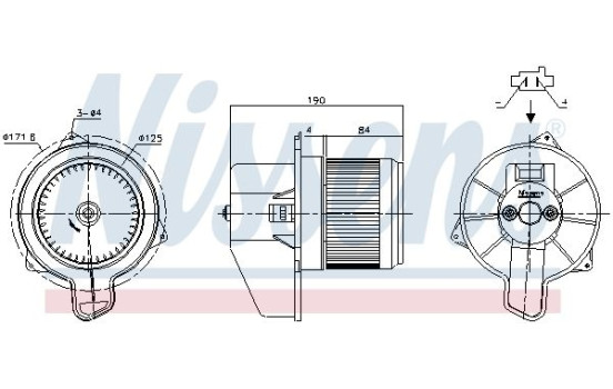 stove fan 87700 Nissens, Image 6