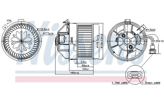 stove fan 87704 Nissens, Image 7