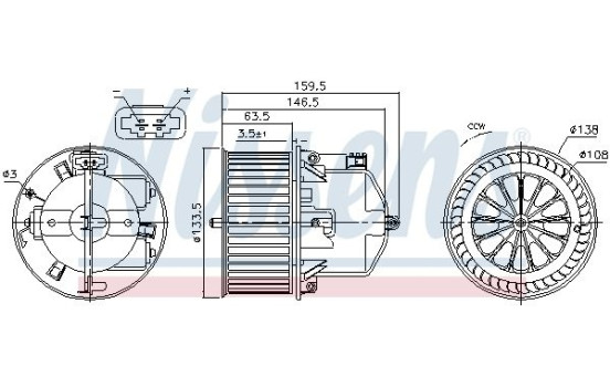 stove fan 87761 Nissens, Image 6