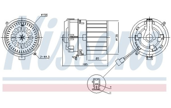 stove fan 87791 Nissens, Image 6