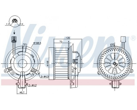 stove fan 87825 Nissens, Image 5