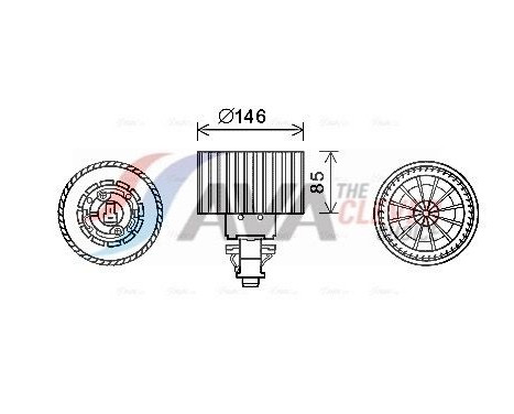 stove fan AI8374 Ava Quality Cooling