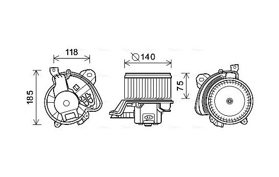 stove fan AL8135 Ava Quality Cooling