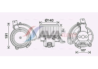 stove fan AL8154 Ava Quality Cooling