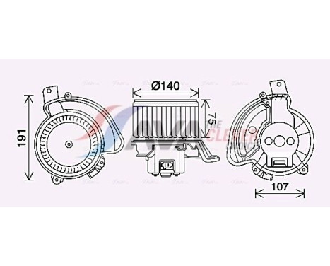 stove fan AL8155 Ava Quality Cooling