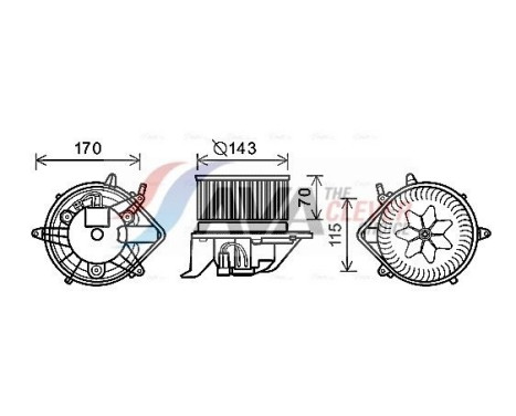 stove fan BW8458 Ava Quality Cooling