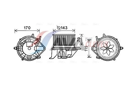 stove fan BW8461 Ava Quality Cooling