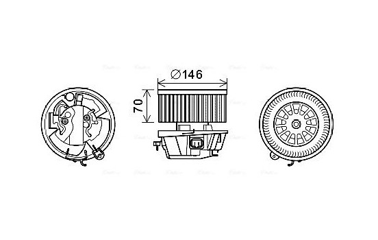 stove fan CN8296 Ava Quality Cooling